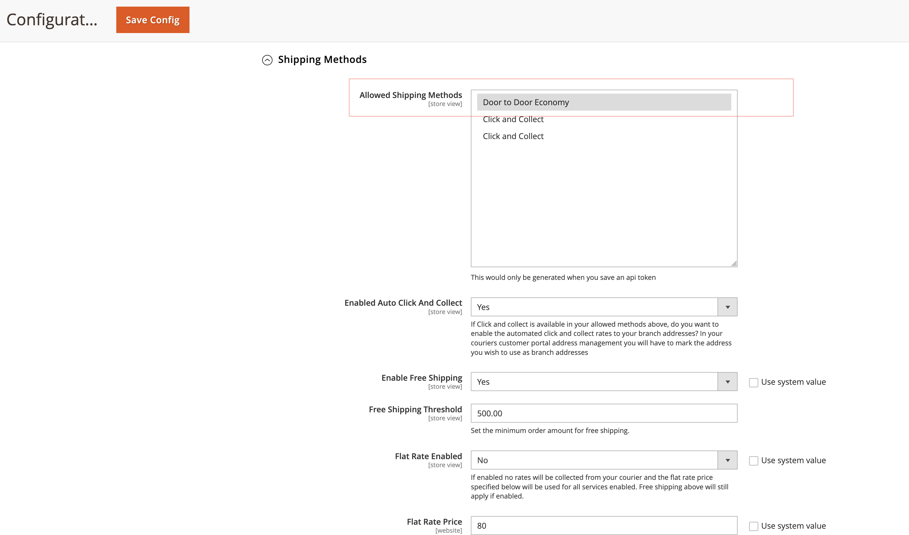 Checkout showing ITE Cargo rates (replace with your own screenshot)
